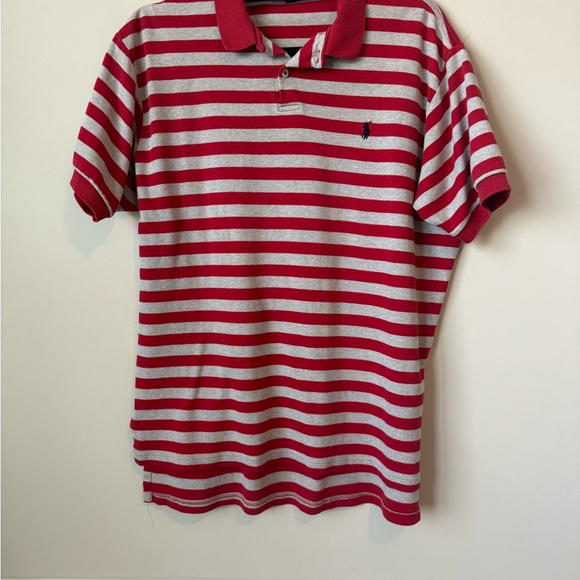 Polo Ralph Lauren Other - Polo by Ralph Lauren Red and White Striped polo  Shirt size large men’s